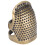 2Pcs Thimbles Metal Finger Protector Shield Ring 13