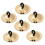 High-Durability Copper Finger Cymbals for Belly Dancing 5.5cm 8