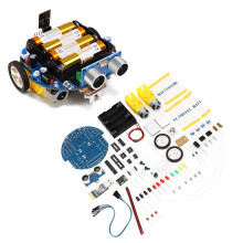 Kit Auto Intelligente MCU Robot: 4 x AA, 6V, 230mA