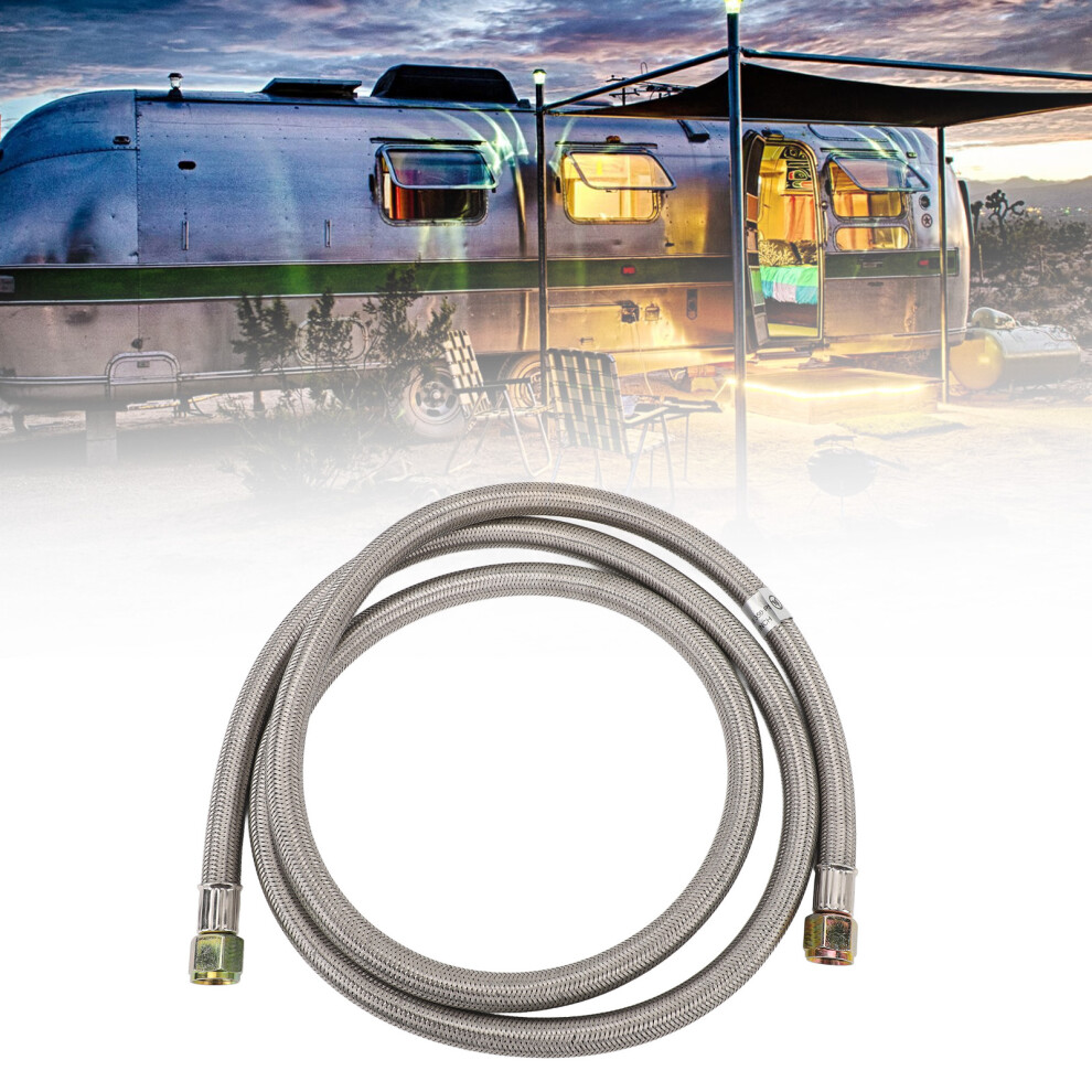 Stainless Steel Flexible Rv Hose Extension 6Ft With Quick Connects 9321331275570