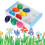 9Pcs Paint Egg Crayons Washable Children Painting 11