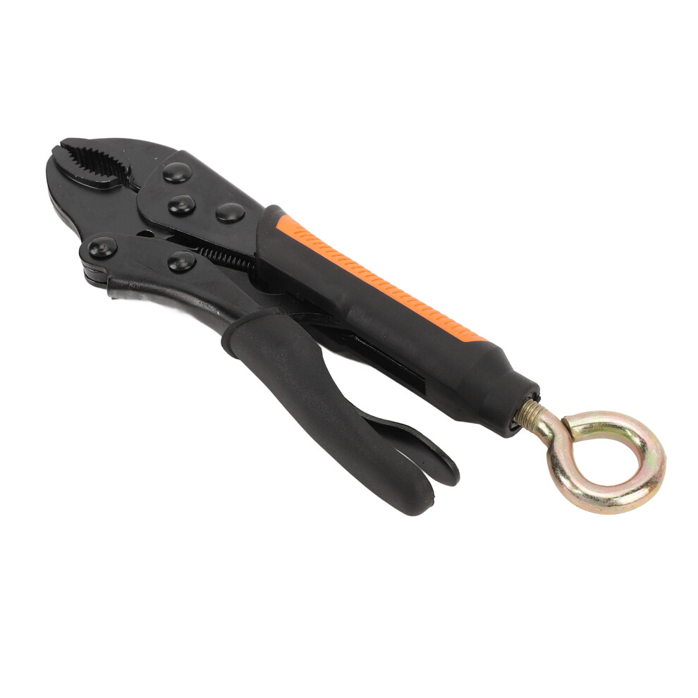 7 Inch Adjustable Locking Pliers, Curved Jaw, Carbon Steel