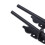 2er Pack Torbodenriegel, 12-Zoll schwarzes Metall 10