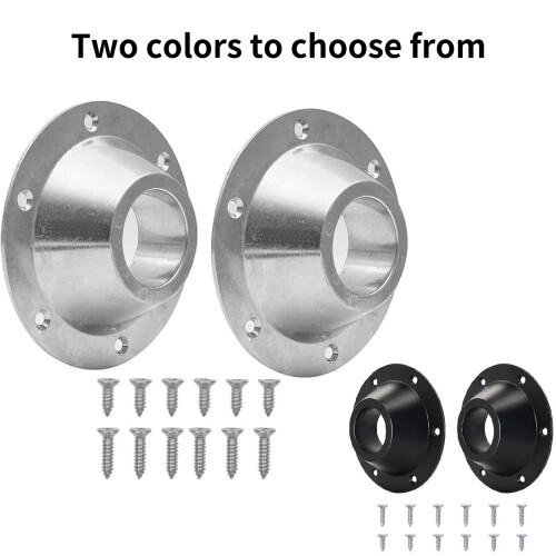 2.25inch RV Table Pole Bracket Set Strong Aluminum Easy to Install 2