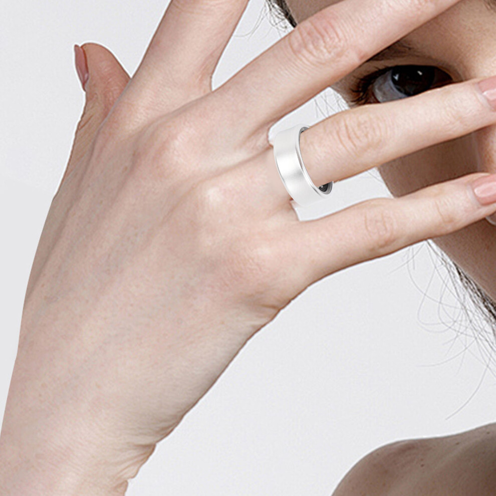 Smart Ring Sleep Tracker IP68 Water-Resistant, 20mAh Battery, Size 8