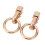 4 Stück L-Track O-Ring Stiftbefestigung Goldbronze 10