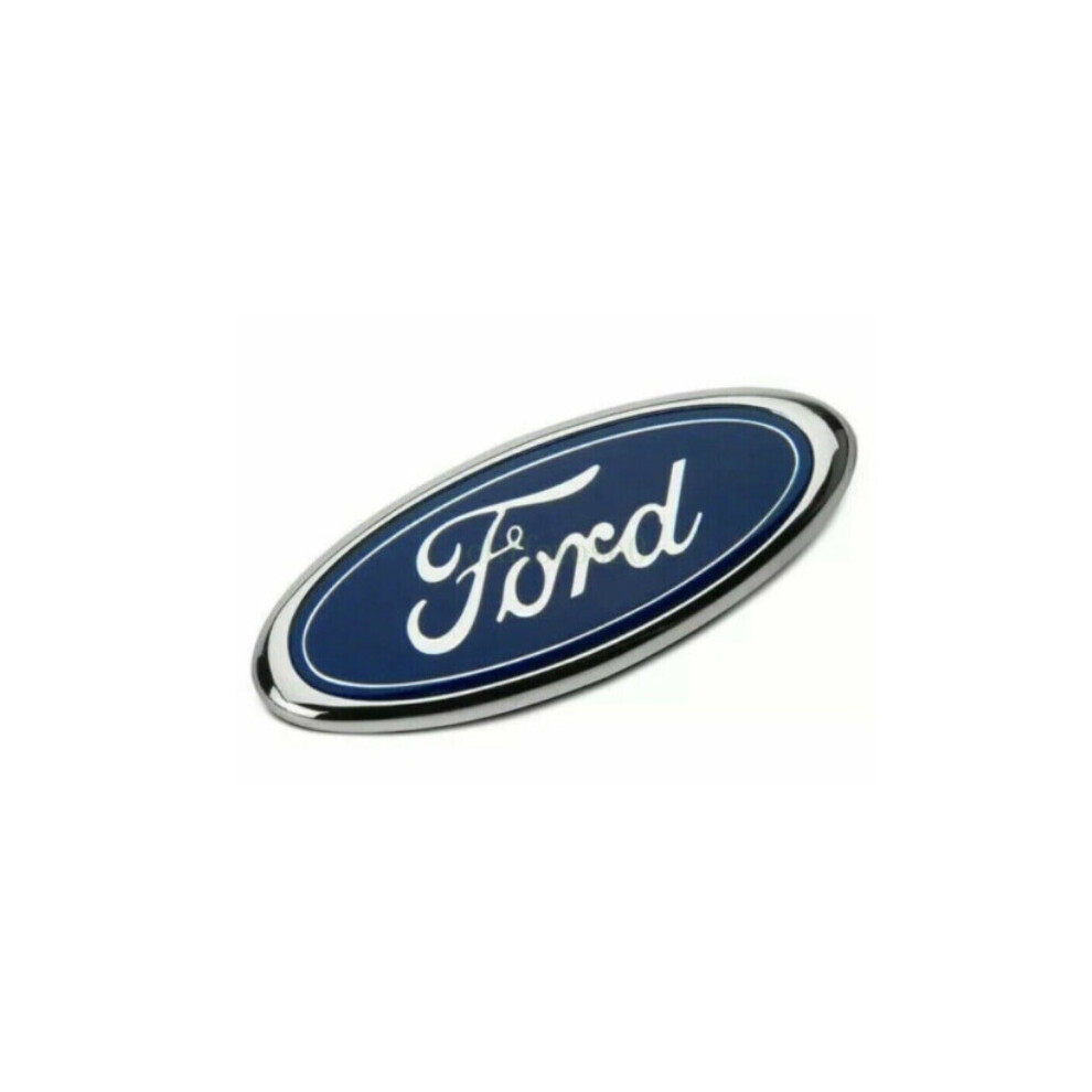 Ford Badge Oval 145X 60Mm Front/Rear Emblem Focus Mondeo Transit Blue 5601103435697