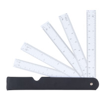 Scale Ruler FanShaped Folding Multi Ratio