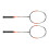 2 Pcs Carbon Fiber Badminton Rackets Ultra Light 7