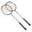2 Pcs Carbon Fiber Badminton Rackets Ultra Light 5