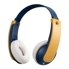 JVC TINYPHONES HA KD10W Wireless Bluetooth Kids Headphones Yellow & Blue