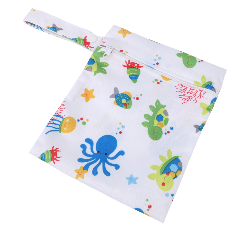 Waterproof 3 Pack Wet Dry Bags for Diapers Swimsuits Reusable Cloth B17