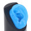 Modèle d’oreille en silicone gauche - Réaliste, support d’exposition 12