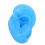Modèle d’oreille en silicone gauche - Réaliste, support d’exposition 13