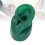 Modèle d'oreille en silicone, Audiphone gauche, support vert 16
