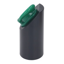 Modèle d'oreille en silicone, Audiphone gauche, support vert