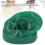 Modèle d’oreille en silicone - droite, verte et souple, avec support 4