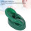 Modèle d’oreille en silicone - droite, verte et souple, avec support 7