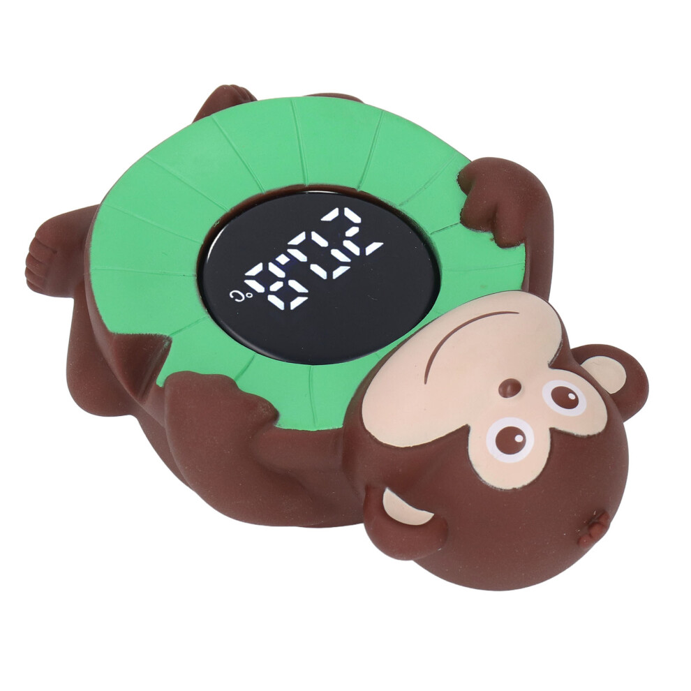 Baby Cartoon Monkey Digital Thermometer - Waterproof, 7.5x10x4cm