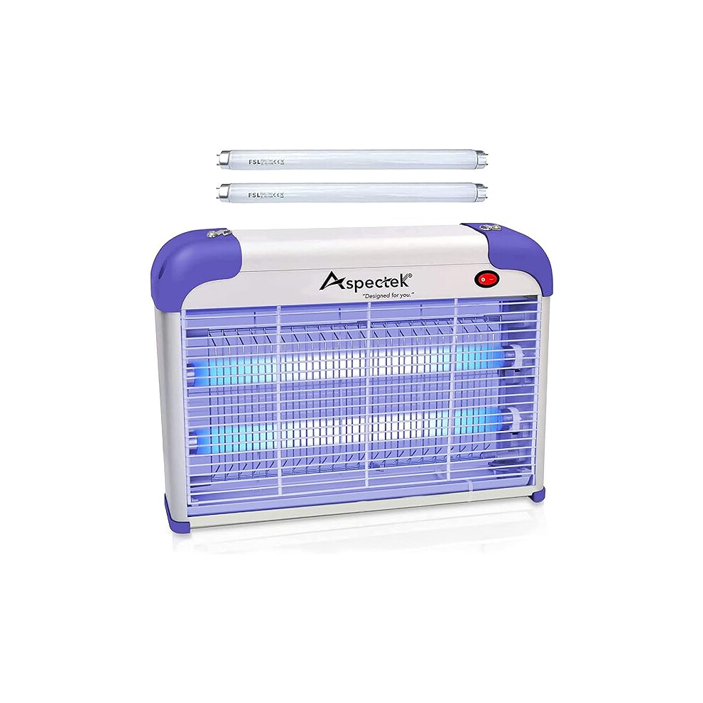 Aspectek Upgraded Electric Fly Zapper 20W Bug Zapper, Insect Killer Mosquito Lamp, Fly, Moth, Wasp Killer For Indoor