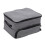 Grey Polyester Golf Storage Bag 17.3x13.3x9.8in, Water-Resistant 16