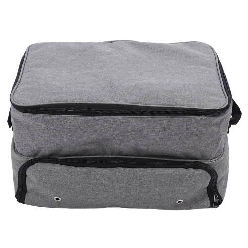 Grey Polyester Golf Storage Bag 17.3x13.3x9.8in, Water-Resistant