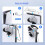 Stand Organizzatore per Controller VR & Headset per PS VR2 Sense Controllers & Station 5