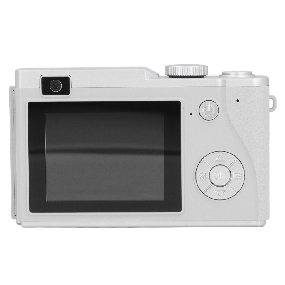 Selfie & Travel Digital Camera 48MP 1080P 2.4 Inch Screen & 16x Zoom White