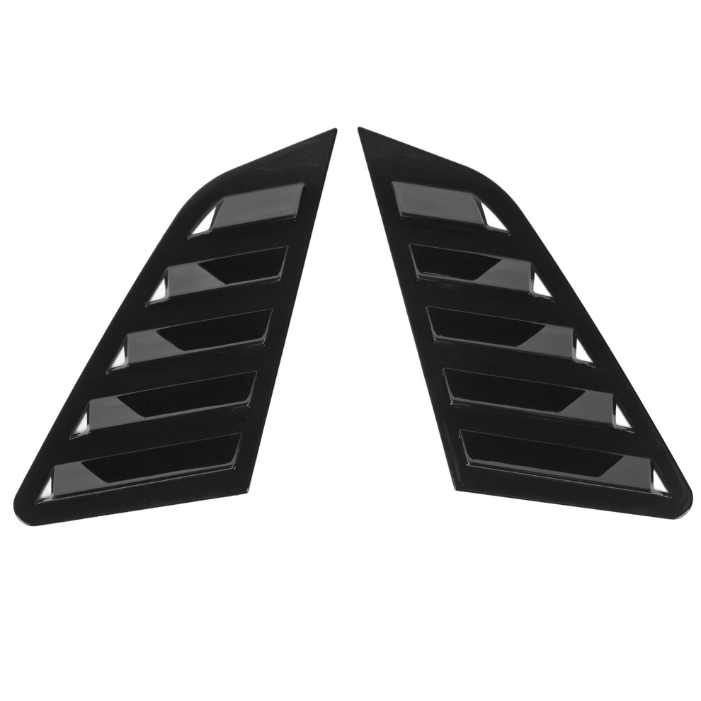Rear Window Louver Cover For A3 S3 8Y Hatchback Bright Abs Left Right Black 3501331307235