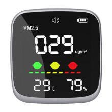 Portable Air Quality Tester PM2.5 Temperature Humidity Detector