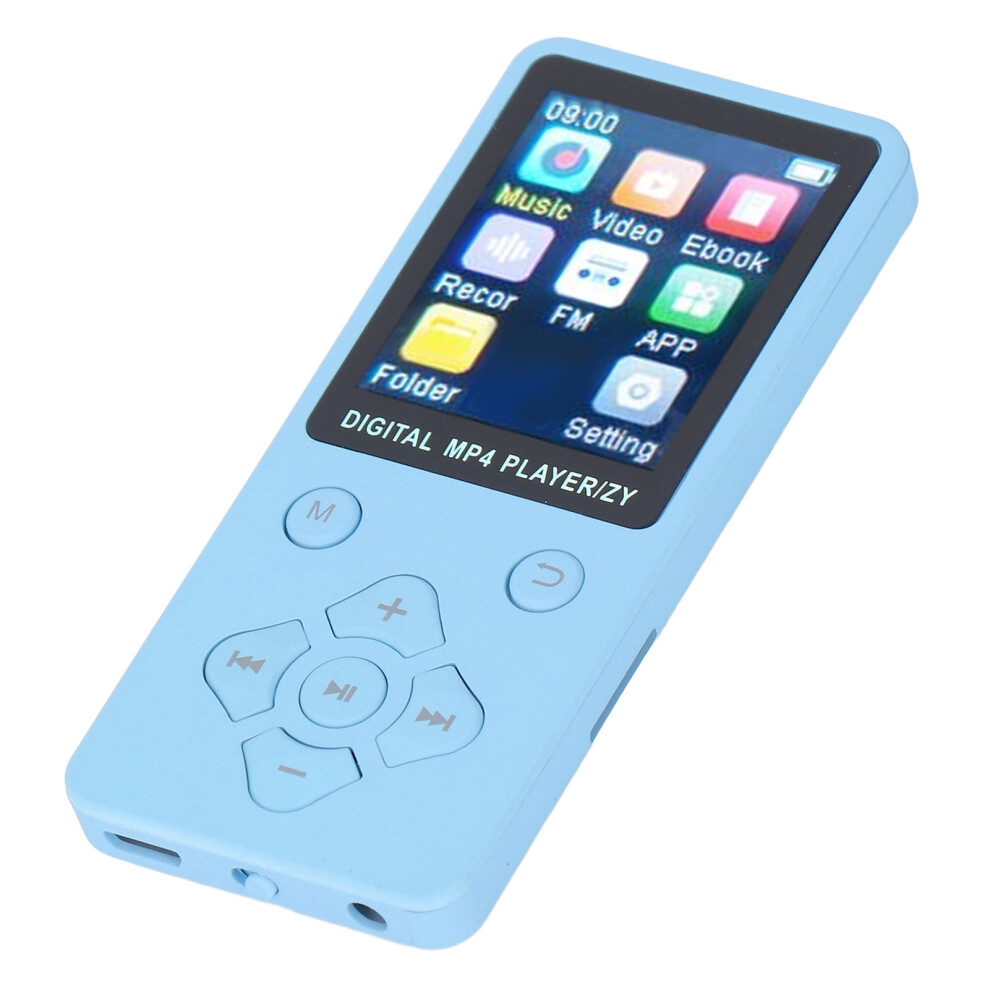 Multifunction 1.8" Color Screen Mp4 Mp3 Player 32Gb Tooth 5.0 Blue 4621331313636