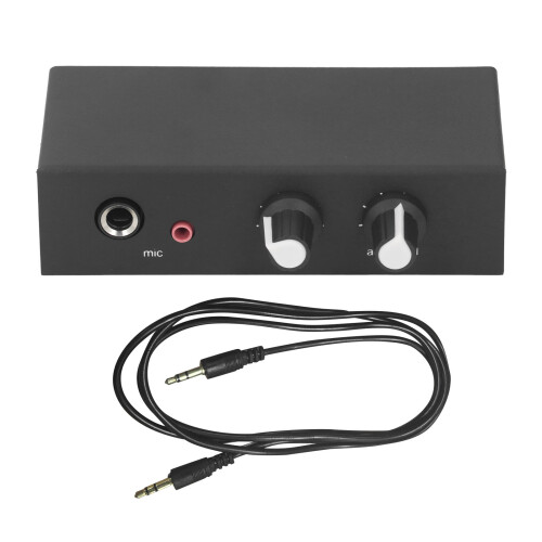 Microphone Music Mixer 6,5 mm dynamique, 3,5 mm - Noir 1