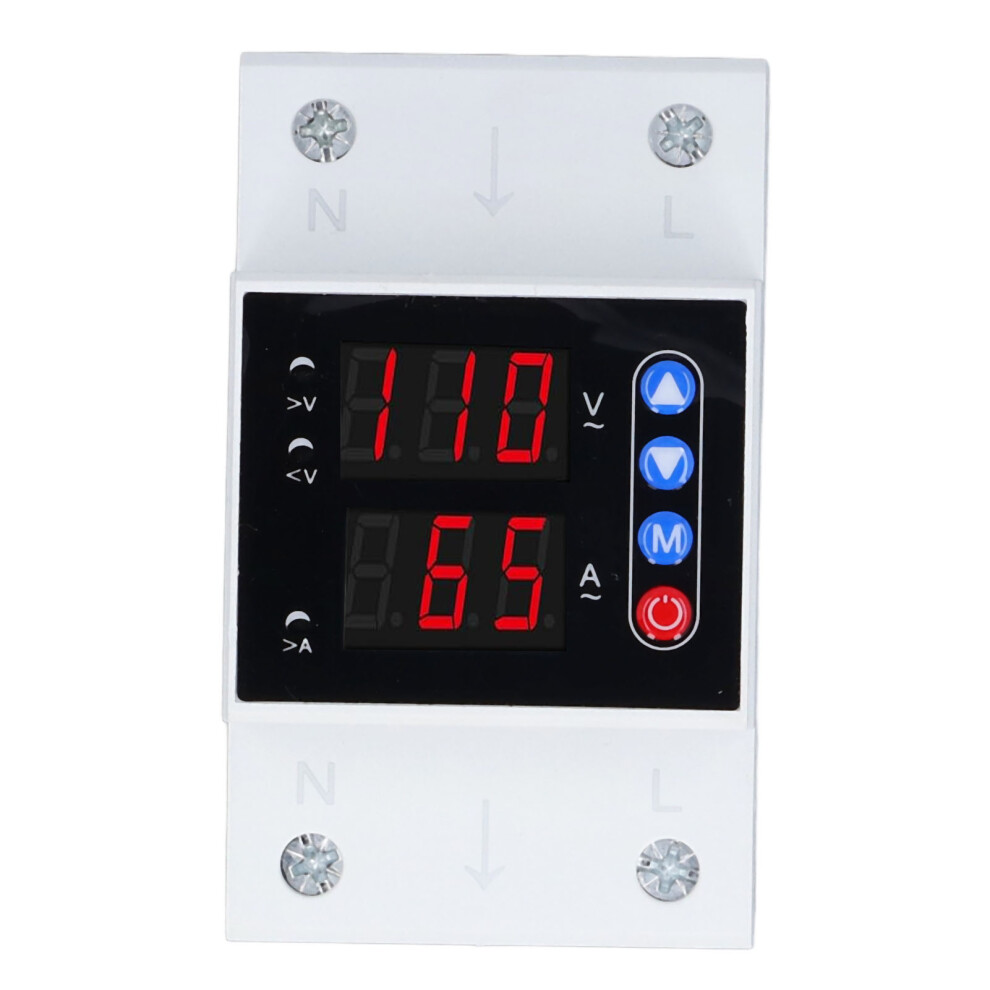 Adjustable V/A Protector 80A, Over/Under Voltage Relay, 90X53x65mm 9451331321158