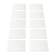 Kraft Peel Off Versiegelungsaufkleber Weiß 48x215mm Temperaturbeständig