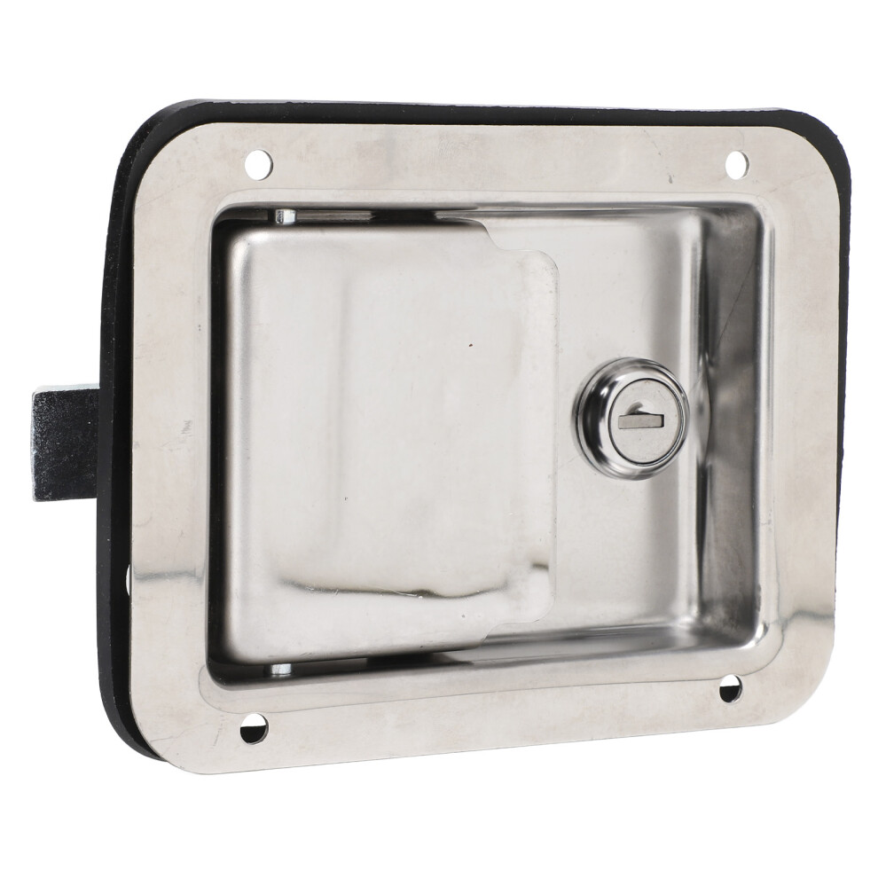 304 Stainless Steel Paddle Lock Mirror Polish 140X108mm For Caravans 9491331324322