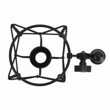 Zinc Alloy Black Shock Mount for Neumann TLM127 TLM170 Microphones