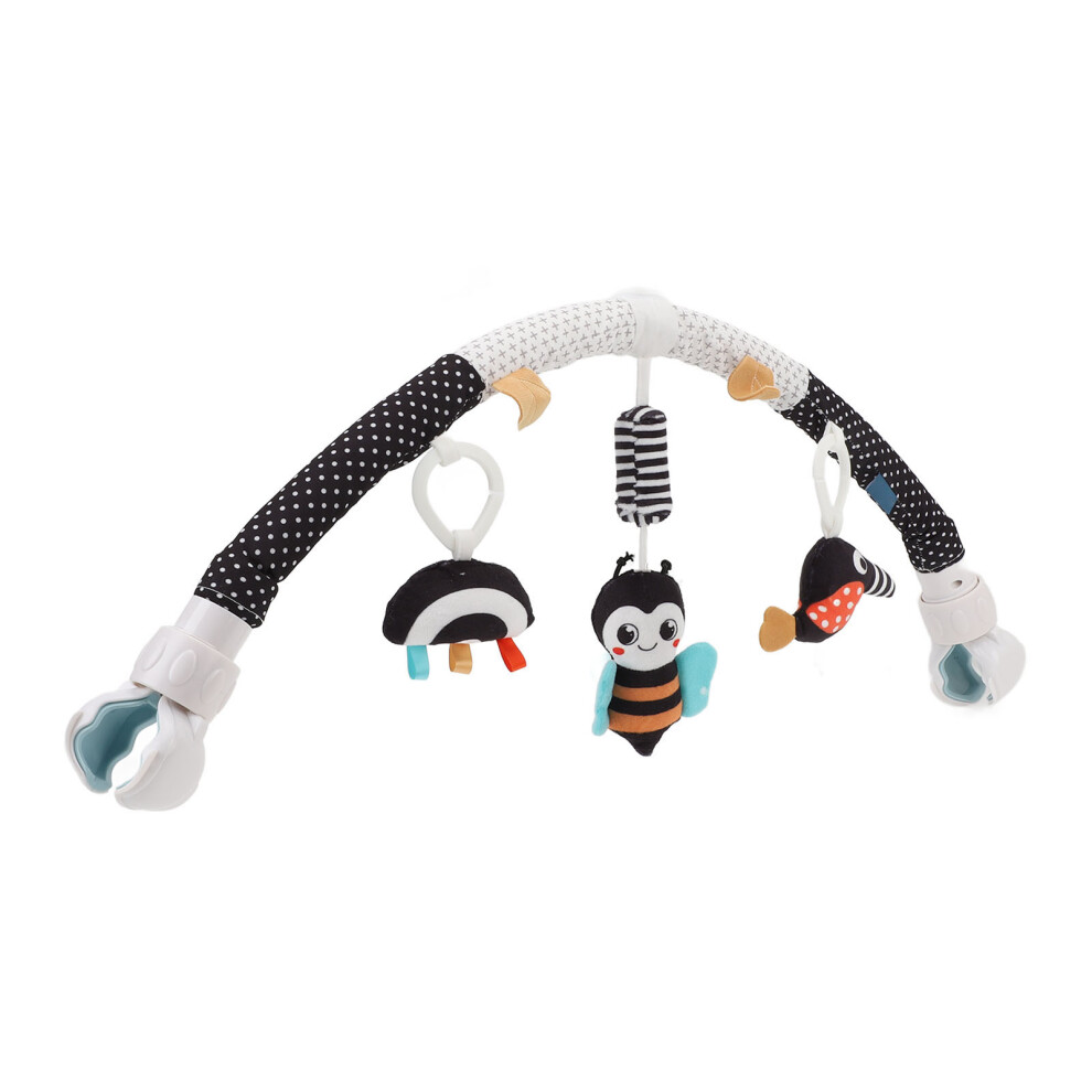 Clip On Arch Mobile Stimulating Baby Senses Plush Toy for Crib & Stroller