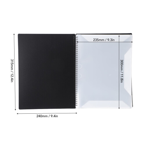 Dossier pour partitions Type C, 20 poches, format A4 1