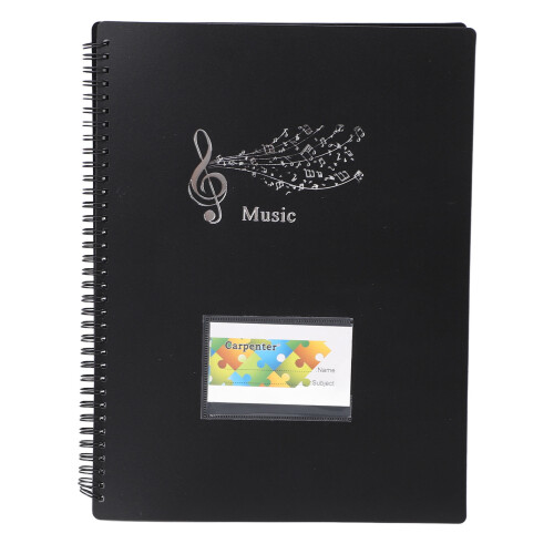 Dossier pour partitions Type C, 20 poches, format A4 2