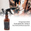 2 pezzi di flacone spray per capelli riempibile in plastica vintage 4