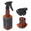 2 pezzi di flacone spray per capelli riempibile in plastica vintage 3
