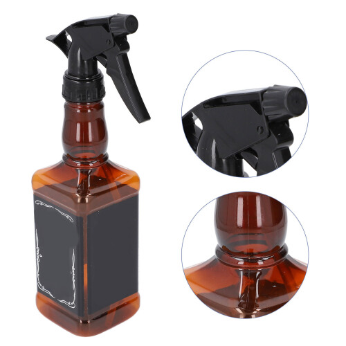 2 pezzi di flacone spray per capelli riempibile in plastica vintage 2
