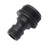 RV Water Inlet with Quick Connector, Black, PP Material, 117mm 3
