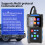 Scanner OBDII écran 2,4 pouces 140x75x30mm Noir 7