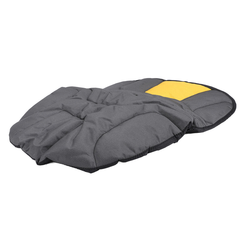Weatherproof & 600D Oxford Tractor Seat Cover, 50X35x40cm Gray/Yellow 7691331332101