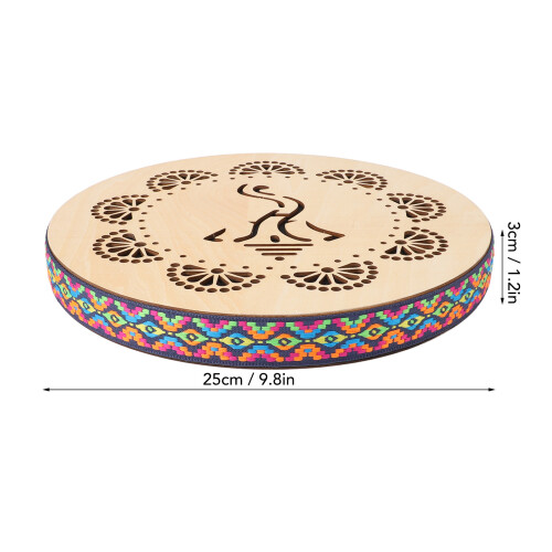 10 Inch Maple Wood Ocean Drum Percussion Instrument for Performance 1