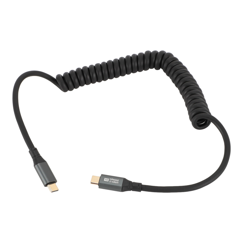 Stretchable Usb3.2 C To C Cable 100W Pd 8K 20Gbps For Travel 3711331334081