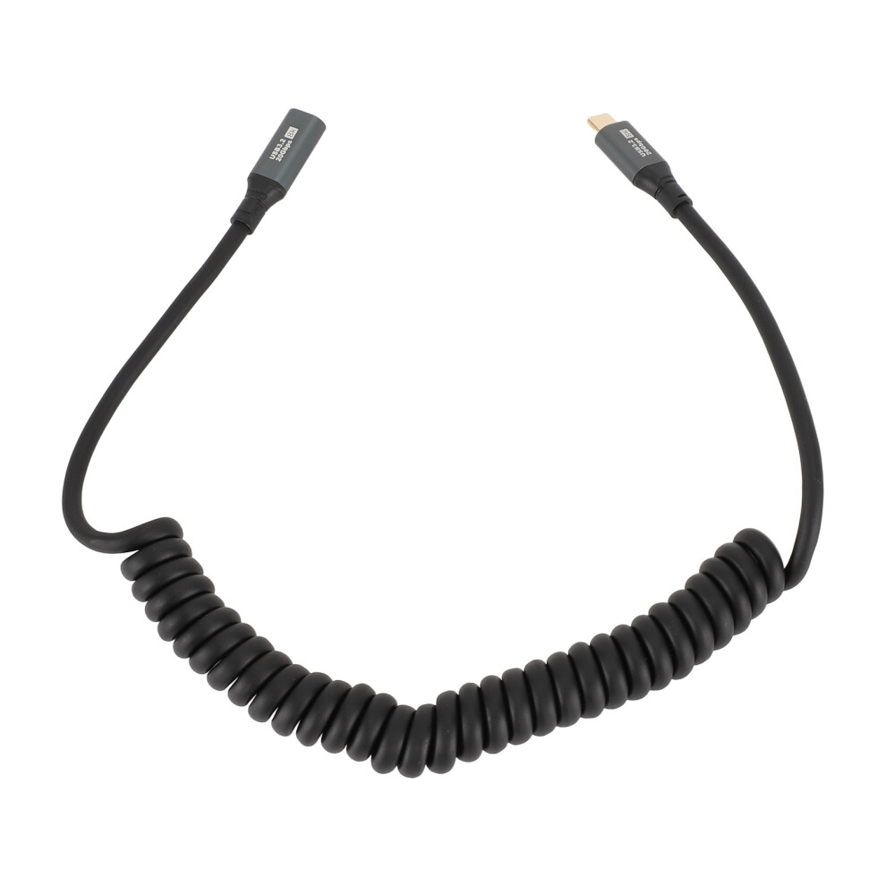 Usb C To Usb C Cable 100W 20Gbps 8K 60Hz Stretchable Spiral 3201331334070