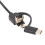 3,28 piedi 3-in-1 endoscopio USB-C nero Android 15