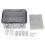 Boîte de jonction transparente IP67 ABS 125x175x90mm 3
